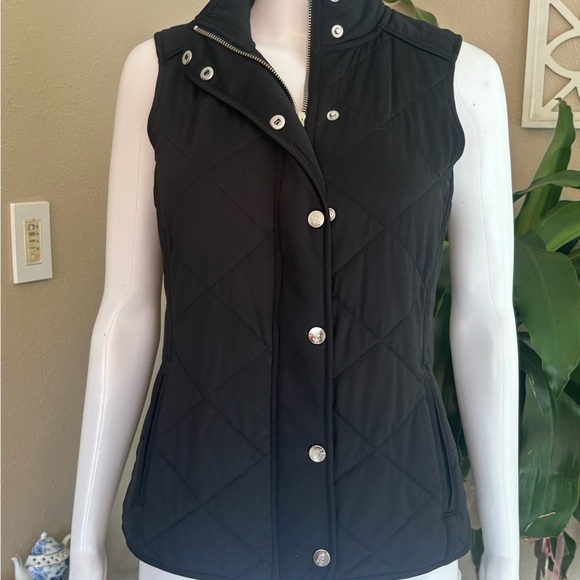 Ralph Lauren Black Quilted Vest - Picture 2 of 8